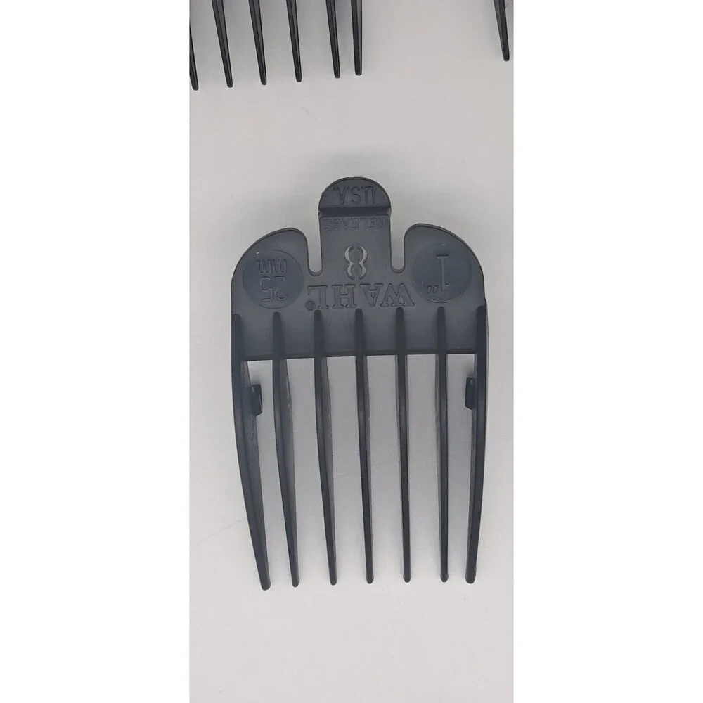 Wahl Genuine Secure-Fit Clipper Guard Set, 22 Guards #1-#8 Double Set Taper Set